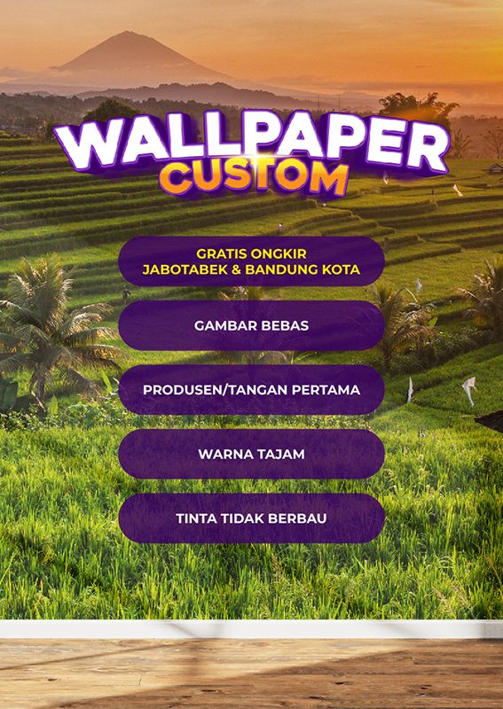 Wallpaper Dinding Custom di Pondok Gede